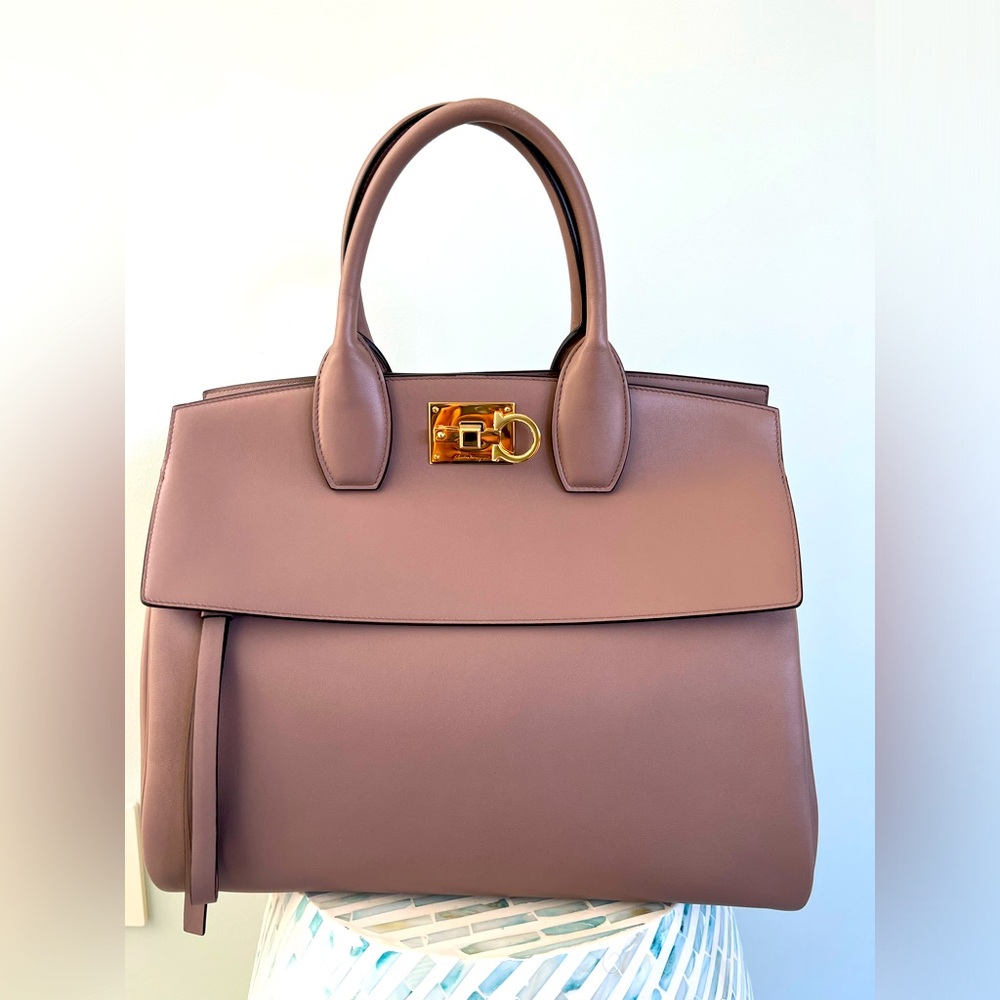 Salvatore Ferragamo - Calfskin Medium studio bag